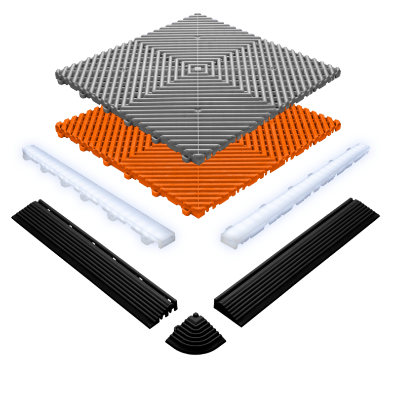 Image of tile with lights